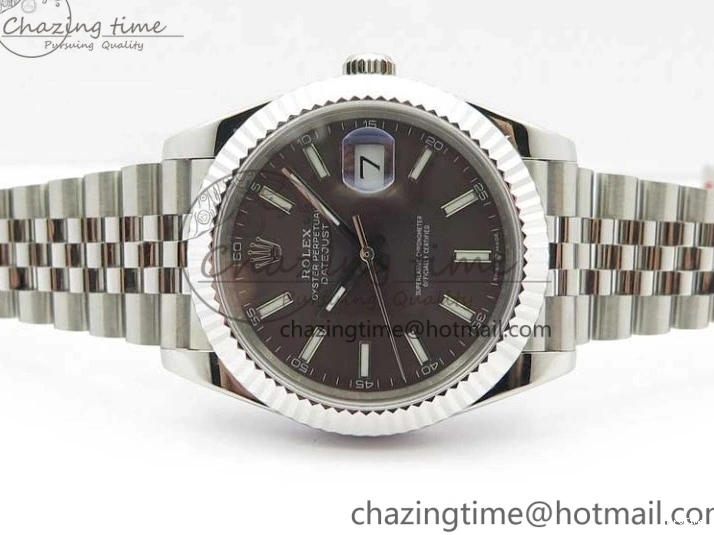 MiroTime 0207 DateJust 41mm 126334 SS BP Maker 1:1 Best Edition New Version Gray Dial on Jubilee Bracelet HighPerformance 3029